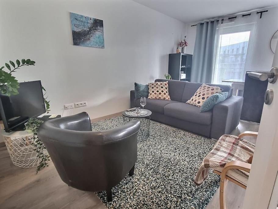 Superbe Appartement Avec 2 Balcons - Vue Sur La Cathedrale Environ 15 Min En Tram Strasbourg Exterior foto