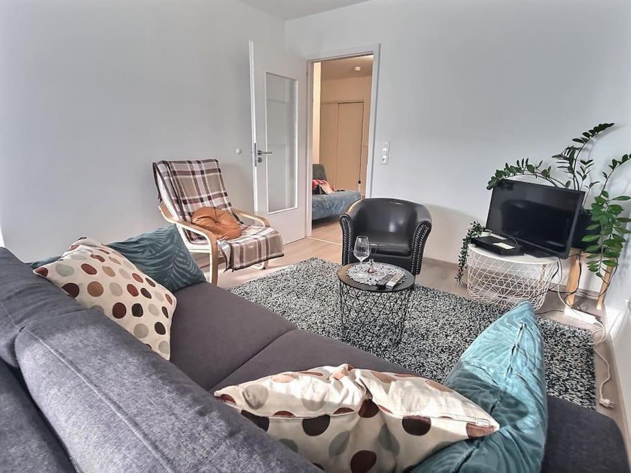 Superbe Appartement Avec 2 Balcons - Vue Sur La Cathedrale Environ 15 Min En Tram Strasbourg Exterior foto